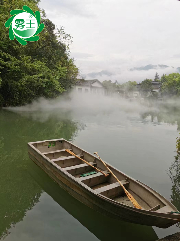 通天河景區(qū)湖面“霧王”霧森景觀系統(tǒng)—以霧為魂、與水相伴